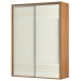 Guarda-Roupa Solteiro 2 Portas 2 Gavetas 100% Mdf Freijo/Off White Tw601b - Dalla Costa