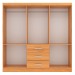 Guarda-Roupa Solteiro Sevilha 6 Portas 3 Gavetas Cinnamomo - Evidencia Móveis