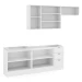 Cozinha Compacta Veneza 8 Portas 3 Gavetas 100% Mdf Americana Branco - Panorama Móveis