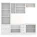 Cozinha Completa Atlanta 10 Portas 5 Gavetas 100% Mdf Americana Branco - Panorama Móveis