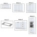 Cozinha Completa Atlanta 10 Portas 5 Gavetas 100% Mdf Americana Branco - Panorama Móveis