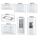 Cozinha Completa Chicago 12 Portas 7 Gavetas 100% Mdf Americana Branco - Panorama Móveis