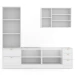 Cozinha Completa Miami 9 Portas 5 Gavetas 100% Mdf Americana Branco - Panorama Móveis