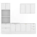 Cozinha Completa Miami 9 Portas 5 Gavetas 100% Mdf Americana Branco - Panorama Móveis