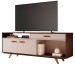 Rack para TV Até 65 Polegadas ímpar 2 Portas 1 Gaveta Café/Off White - Jcm Móveis