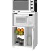 Armário de Cozinha 1 Porta Fruteira Branco Fosco - Pnr Móveis