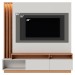 Estante para TV Até 75 Polegadas Humaitá 2 Portas Off White Matte/Freijó - Colibri