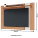 Painel para TV Até 70 Polegadas Leme 1 Prateleira Freijó/Off White Matte - Colibri