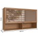 Armário Aéreo Cozinha 1 Porta 1 Prateleira 100% Mdf Wood Co9100  - Decibal Móveis