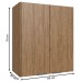 Armário Aéreo Cozinha 2 Portas 1 Prateleira 100% Mdf Wood Co9201 - Decibal