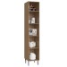Paneleiro 1 Porta 4 Prateleiras 100% Mdf Wood/Malbec Co9103 - Decibal