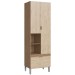 Paneleiro 2 Portas 1 Gaveta 100% Mdf Wood/Malbec Co9210 - Decibal