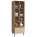 Paneleiro 2 Portas 1 Gaveta 100% Mdf Wood/Malbec Co9210 - Decibal