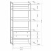 Closet Industrial 2 Gavetas Pinus 17302 - Olivar Móveis