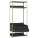 Closet Industrial 2 Gavetas Preto 17251 - Olivar Móveis