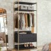 Closet Industrial 2 Gavetas Preto 17251 - Olivar Móveis