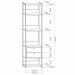 Closet Industrial 2 Gavetas Pinus 17213 - Olivar Móveis
