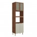 Torre Quente 4 Portas Wengue/Cristalo Co14401 - Decibal