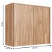 Armário Aéreo Cozinha 2 Portas Carvalho Oak Co12202 - Decibal