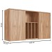 Armário Aéreo Cozinha 2 Portas Carvalho Oak Co12200 - Decibal