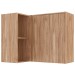Armário Aéreo Cozinha 1 Porta Carvalho Oak Co12101 - Decibal