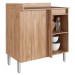 Armário de Cozinha 1 Porta Carvalho Oak/Azul Brisa Co12100 - Decibal