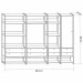 Closet Industrial 1 Porta 8 Gavetas Pinus 17516 - Olivar Móveis