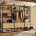 Closet Industrial 1 Porta 8 Gavetas Pinus 17516 - Olivar Móveis