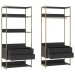 Closet Industrial 4 Gavetas Preto 17517 - Olivar Móveis