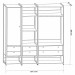 Closet Industrial 1 Porta 6 Gavetas Pinus 17518 - Olivar Móveis