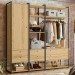 Closet Industrial 1 Porta 6 Gavetas Pinus 17518 - Olivar Móveis