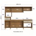 Cozinha Compacta 6 Portas 2 Gavetas Naturalle/Cristalo Co2624 - Decibal