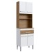 Torre Quente 4 Portas 1 Gaveta Wood/Branco Ac4010 - Decibal
