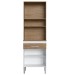 Torre Quente 4 Portas 1 Gaveta Wood/Branco Ac4010 - Decibal