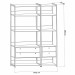 Closet Industrial 4 Gavetas Pinus 17519 - Olivar Móveis