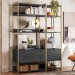 Closet Industrial 4 Gavetas Preto 17519 - Olivar Móveis