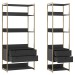 Closet Industrial 4 Gavetas Preto 17519 - Olivar Móveis
