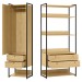 Closet Industrial 1 Porta 4 Gavetas Pinus 17520 - Olivar Móveis