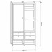 Closet Industrial 1 Porta 4 Gavetas Pinus 17521 - Olivar Móveis