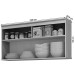 Armário Aéreo Cozinha Verace 120 Cm 1 Porta Basculante com Vidro Marrocos/Off White - Mx Móveis