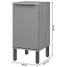 Armário de Cozinha Verace 40 Cm 1 Porta 1 Prateleira Marrocos/Off White - Mx Móveis