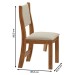 Mesa de Jantar 6 Lugares Toledo Mel/Creme - Viero Móveis