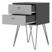 Mesa de Cabeceira Bled 2 Gavetas Azul - Olivar Móveis