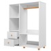 Guarda-Roupa Infantil Montessoriano 2 Gavetas Branco - Olivar Móveis