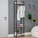 Closet Arara 3 Prateleiras Branco Chess/Preto 19219 - Compace