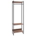 Closet Arara 3 Prateleiras Nogal/Preto 19223 - Compace