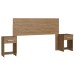 Cabeceira Casal com Mesa de Cabeceira Wood Ca41 - Decibal