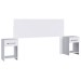 Cabeceira Casal com Mesa de Cabeceira Branco Ca41 - Decibal