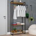 Closet Arara 3 Prateleiras Lâmina Mel/Preto 19227 - Compace
