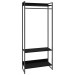 Closet Arara 3 Prateleiras Preto ônix/Preto 19227 - Compace